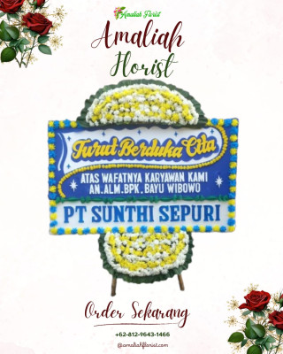 Papan Bunga Duka di Jati Makmur
