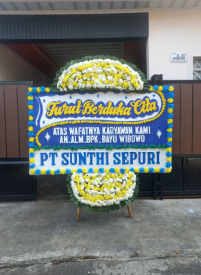Papan Bunga Duka di Jati Makmur